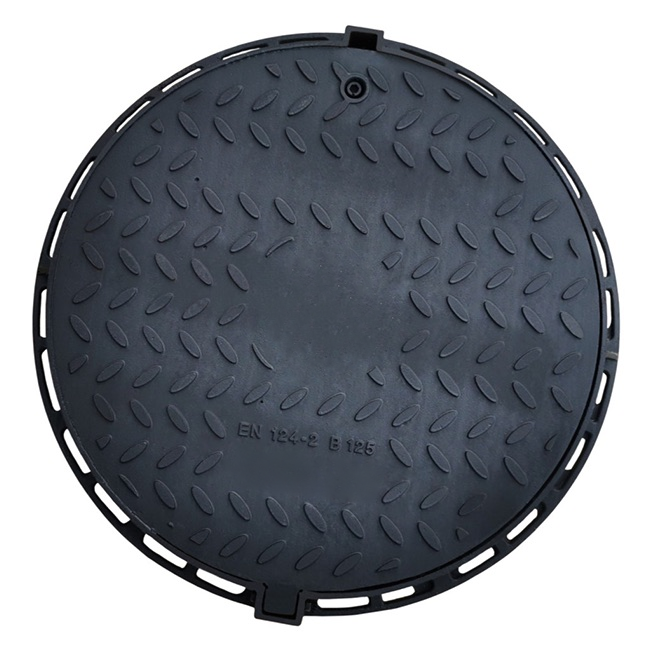 Capac Cămin Fontă B125 rotund RRB708