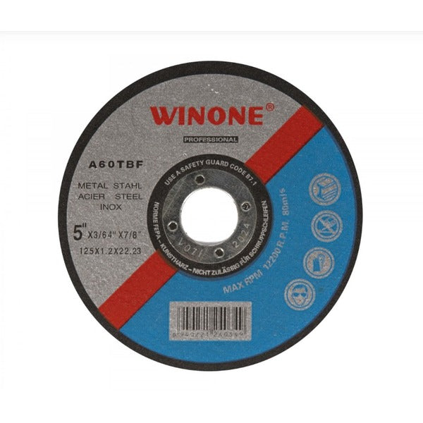 DISC ABRAZIV FASII SMIRGHEL 125X22.2 WINONE