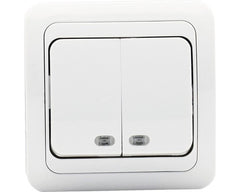 COMUTATOR ALB LED TUNA