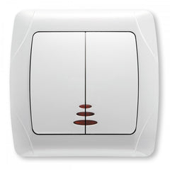 COMUTATOR LED ALB VIKO