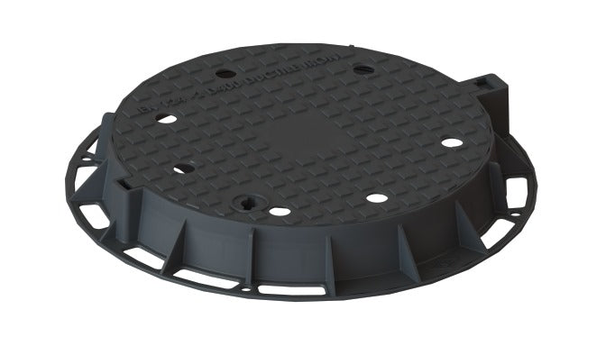 Capac Fontă D400 Rotund RRD730 Ventilat