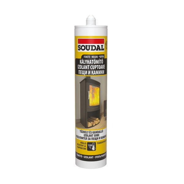 SILICON REZ TEMP INALTE SOUDAL 280ML
