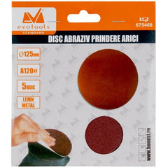 SMIRGHEL DISC 125X6080, 120 (5 BUC SET)